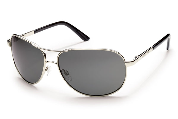 Suncloud S-AVPP Women's Aviator Sunglasses, Silver