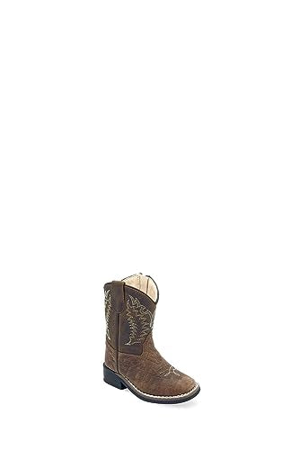 Old West BSI 1981 Kids Square Toe Western