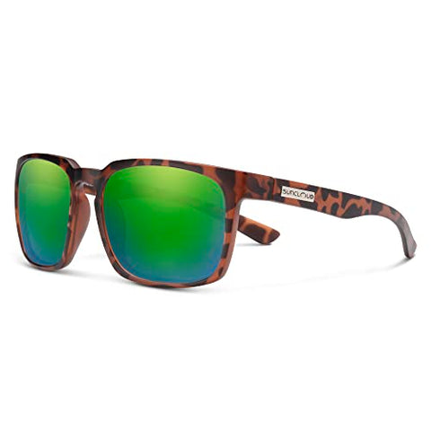 Suncloud 202334 Hundo - Matte Tortoise / Green Mirror Polarized