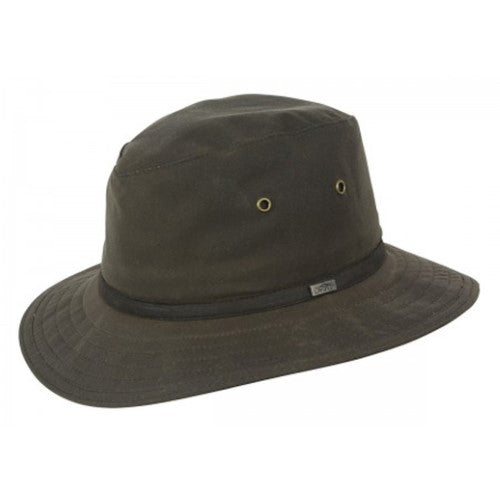 Conner Hats Y1284-3 Men Portland Rain Hat Brn