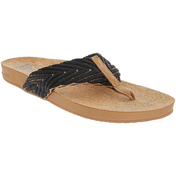 Reef Women's Cushion Strand - Black/Natural