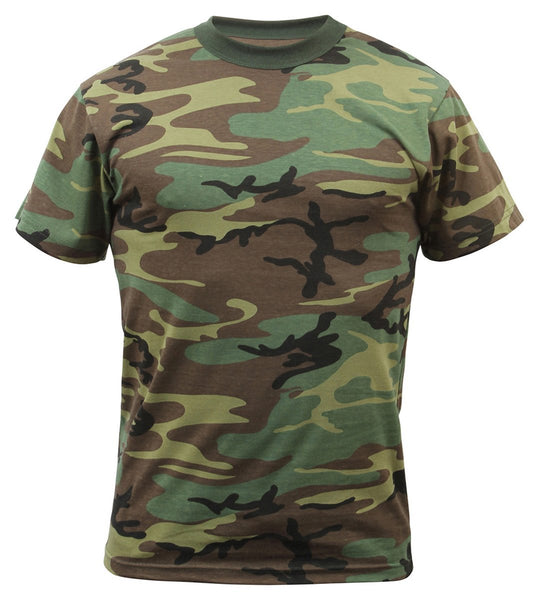 Rothco Kids T-Shirts: Camo T-Shirts - Woodland Camo