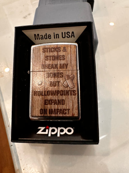 Zippo: Sticks and Stones