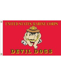 FLAG - USMC Devil Dogs (3ftx5ft)