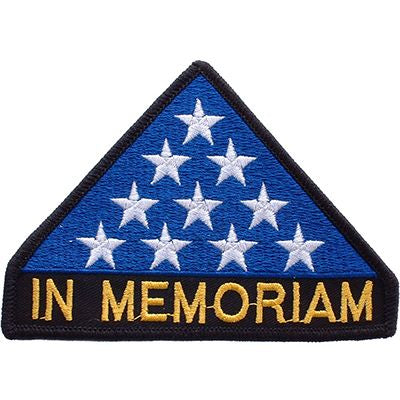 PATCHES: USA, Memorial Folded Flag