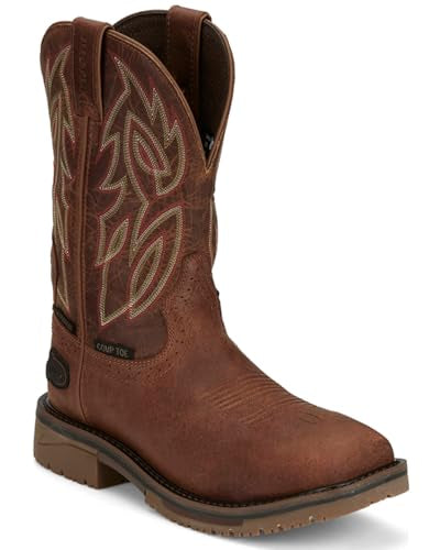 Justin SE4752 Men's Wolfe Russet Composite Square Toe Brown