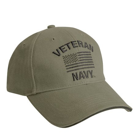 Rothco 3513 Vintage OD Veteran Navy Low Profile Cap