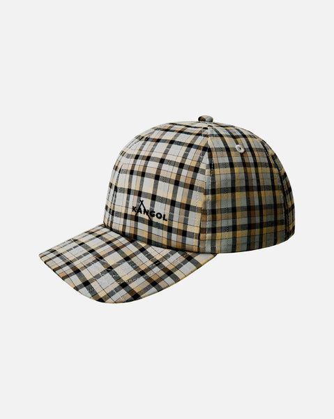 Kangol K5442 Club Plaid Baseball - Grey