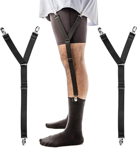 HoldUp: Shirt Stays Plastic Clips 9100PL Black Plastic