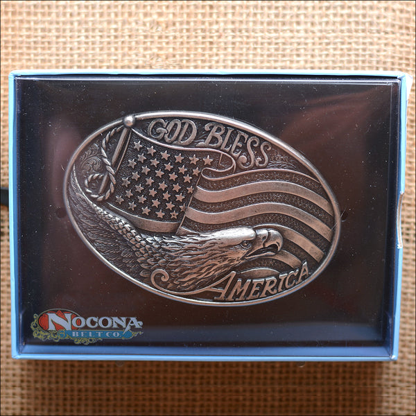 M&F Nocona 37016 God Bless America Buckle