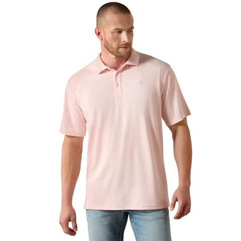 Ariat 10071432 Tek SS Polo Icy Pink