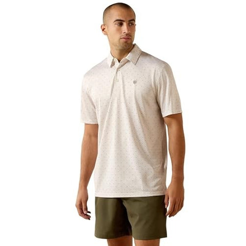 Ariat 10071469 Tek SS Polo All Over Print - Steer