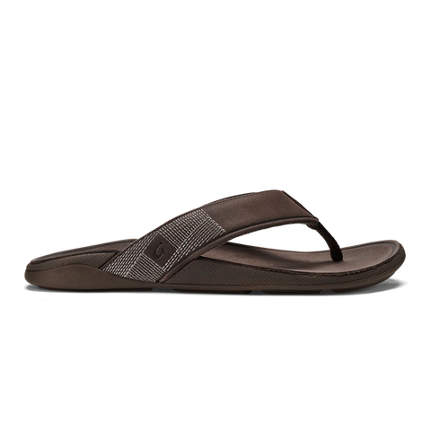 OluKai 10465 Men’s Tuahine Dk Wood/Dk Wood