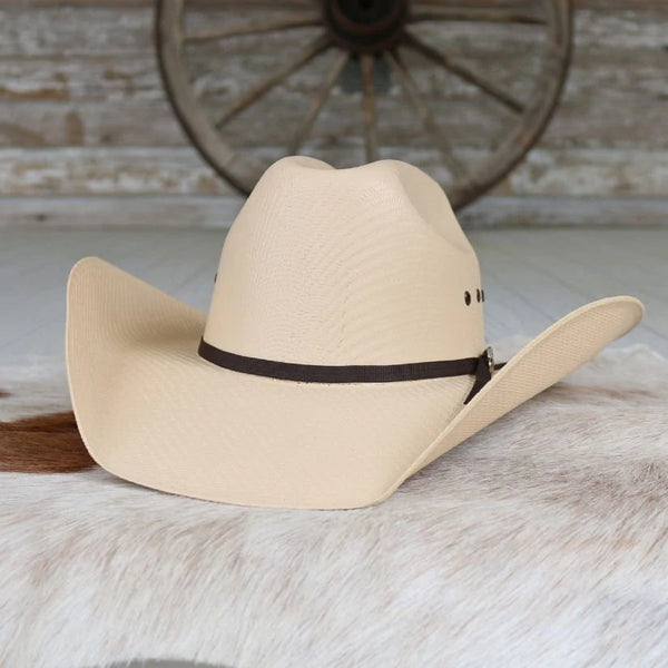 Justin JUS12711 Kids Natural Straw Cowboy Hat - Shaver Jr.