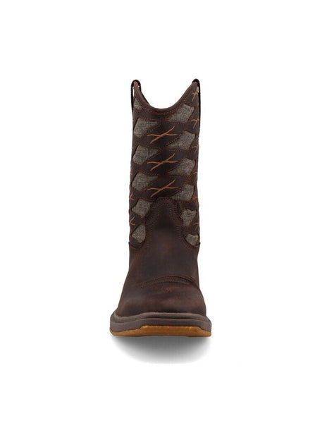 Twisted X Men's Comfort Western Work Boots - 11" K-Toe Full Grain Leather With Air-Mesh Lining - View #2