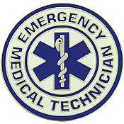 PINS- EMT, LOGO (1-1/2")