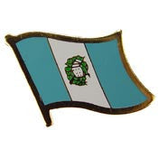 PINS- GUATEMALA (FLAG) (1")
