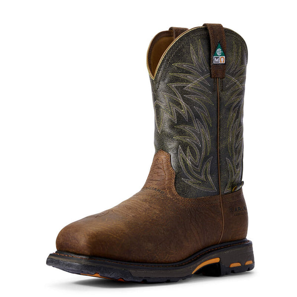 Ariat 10017174 WorkHog Wide Square Toe Met Guard Composite Toe Work Boot