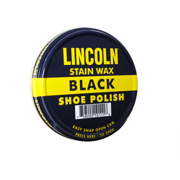 Lincoln Black Stain Wax Shoe Polish