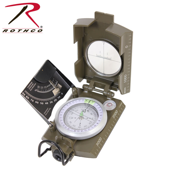 Rothco Deluxe Marching Compass - Black