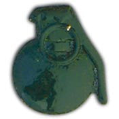 PINS- GRENADE, BASEBALL (1")