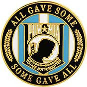 PINS- KOREA, POW*MIA (1")