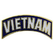 PINS- VIET, TAB (WHT/BLU) (1-1/8")