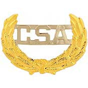 BDG- CAP, CSA, CIVIL WAR (1-7/8")