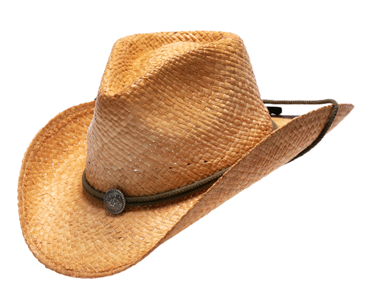Henschel Tuscola Raffia Straw Western Hat
