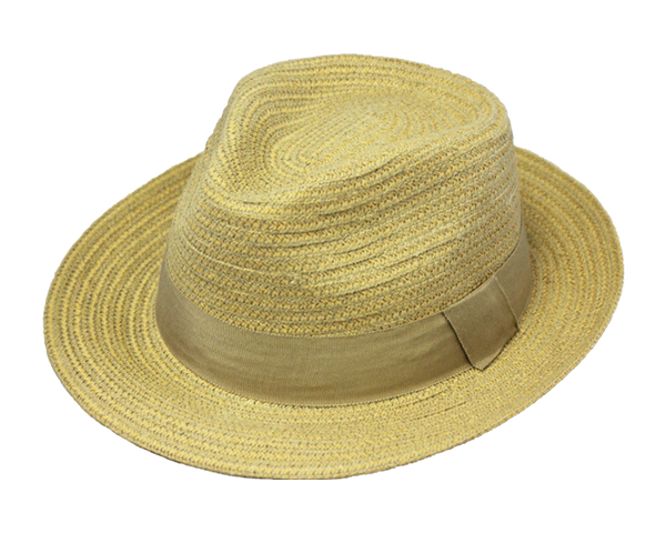 Henschel Floriano Spring Fashion Fedora in Tan
