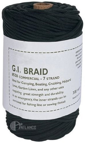 5ive Star Gear Paracord - Black - 300 feet