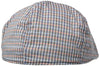 Kangol Hats: Plaid Flexfit 504 - Mini Check (Blue / Orange)