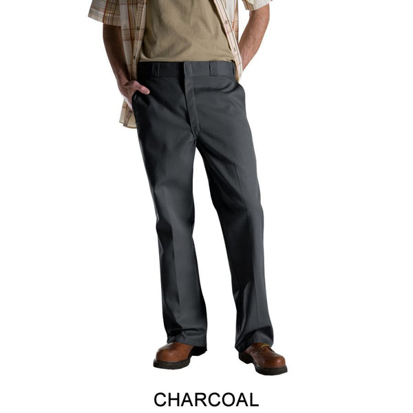 Dickies Pants: Men's Wrinkle Resistant Original 874 Work Pant Charcoal