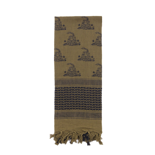 Rothco Scarf: Gadsden Snake Shemagh Tactical Desert Scarf