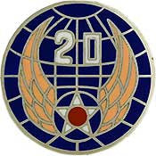 Pins: USAF - Air Force, 020TH (1")