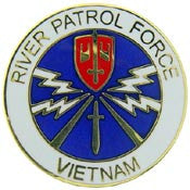 Pins USN Navy Vietnam River Patrol (1")