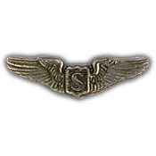 Pins:Air Force WING-USAF,PILOT,SERVICE (MINI) (1-1/4")
