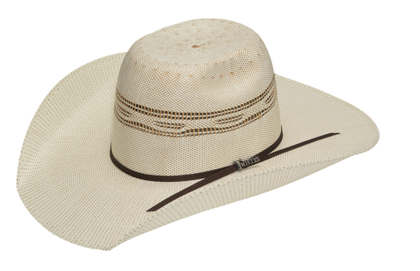 TWISTER MEN'S BANGORA STRAW COWBOY HAT