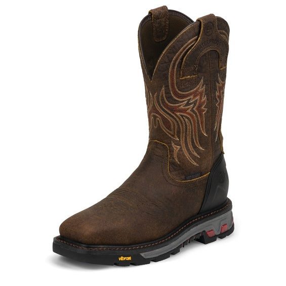 Justin Original Work Boots Men's Commander X-5 Sq. Toe WK2112