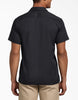 Dickies Men's Flex Slim Fit Short Sleeve Twill Work Shirt - Black