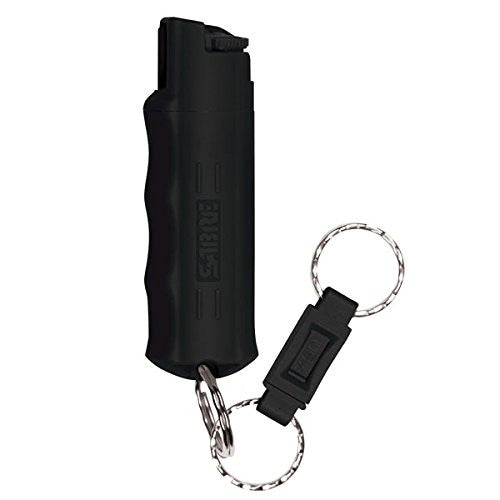 Sabre HC-14 Pepper Spray - Advanced 3-in-1 Police Strength - Compact, Black Case & Quick Release Key Ring