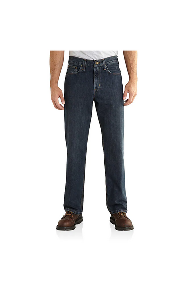 Carhartt Men's Relaxed Fit 5-Pocket Jean in Bed Rock