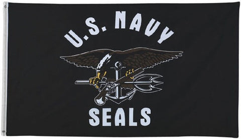 Flags: US Navy Seals 3′ x 5′ Flag