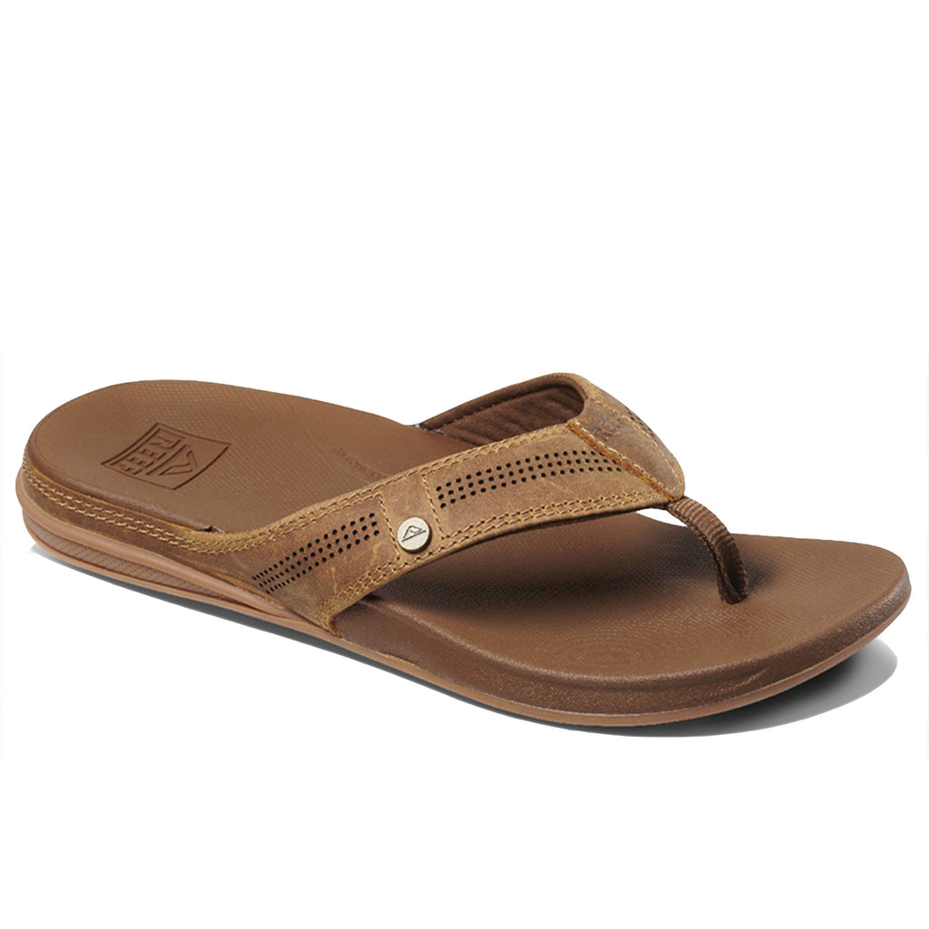 Reef Men's RF0A3YMNTFF Cushion Lux Thong Sandal Toffee