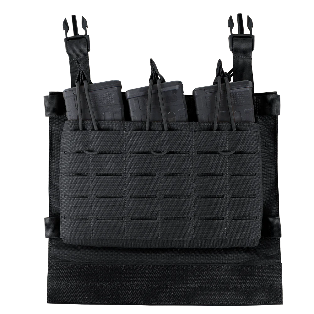 Condor 221152 VAS Triple Mag Panel. Black/Coyote