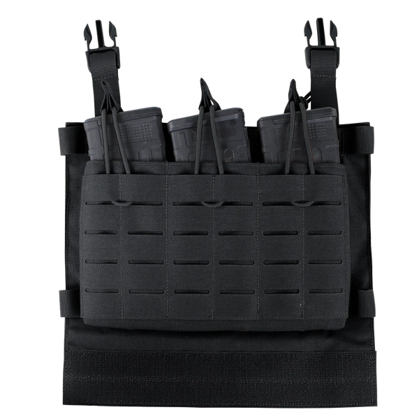 Condor 221152 VAS Triple Mag Panel. Black/Coyote