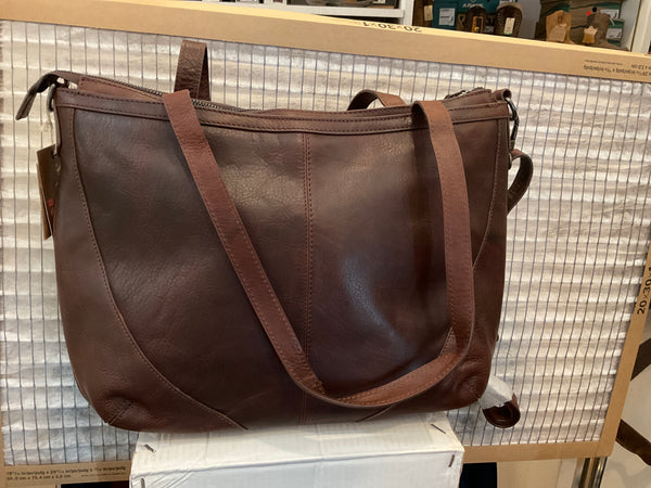 Paul & Taylor 16557 Hand Bag Mahogany