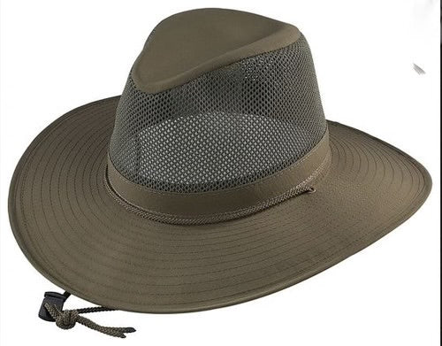 Henschel 5220 Aussie Crushable Mesh Breezer - Olive