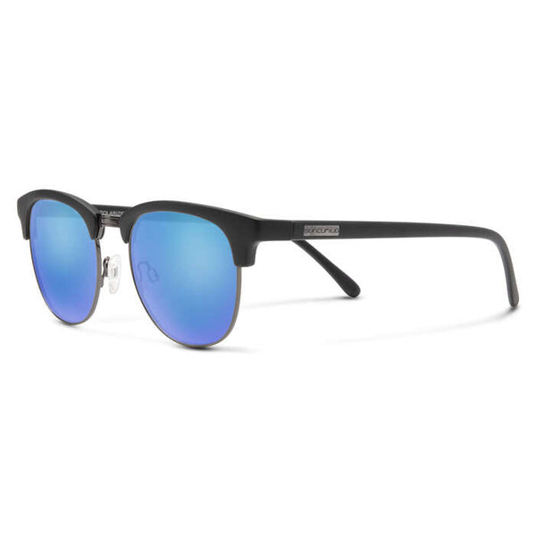 Suncloud 205299 Step Out Sunglasses, Blk/BLUE