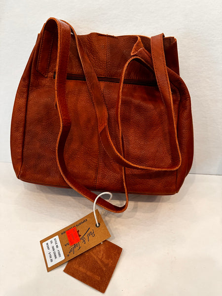 Paul & Taylor 16802 Crossbody Bag Dark Cognac